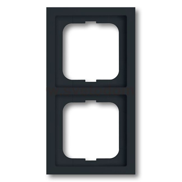 Рамка ABB Future Linear 2 поста антрацит (1722-181K)