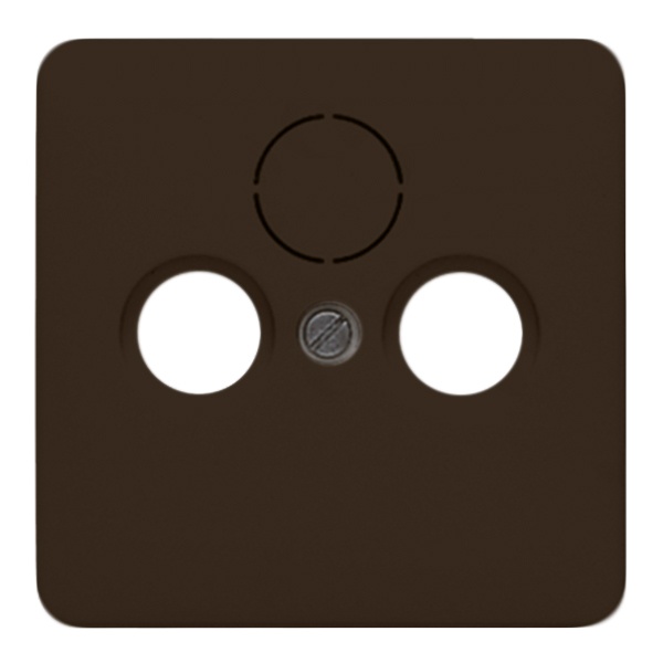 Накладка телевизионной розетки Jung CD TV+FM+(SAT) Коричневый
