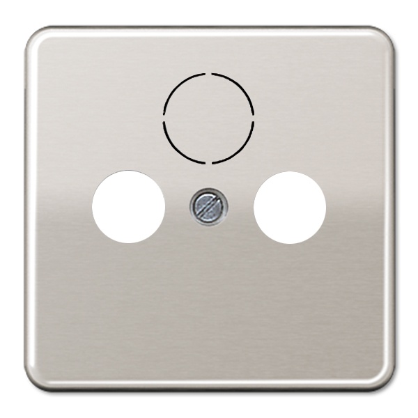 Накладка телевизионной розетки Jung CD TV+FM+(SAT) Платина