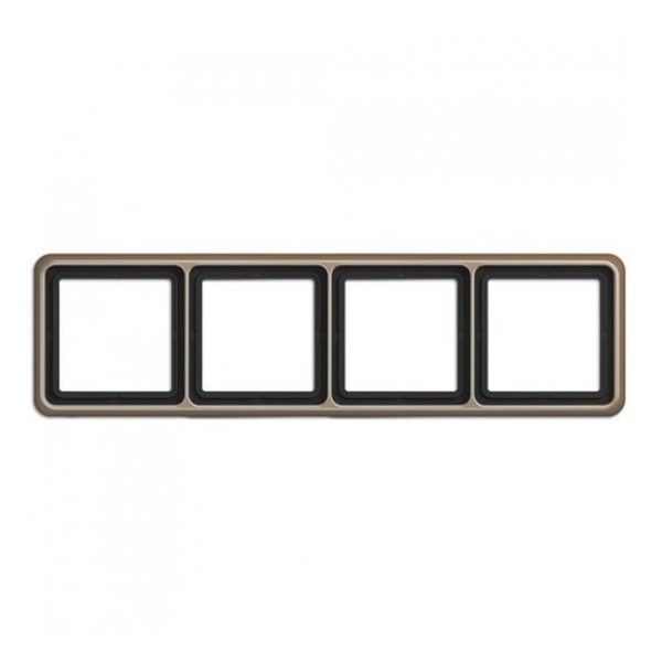 Рамка 4-ая Jung CD 500 Золотая бронза