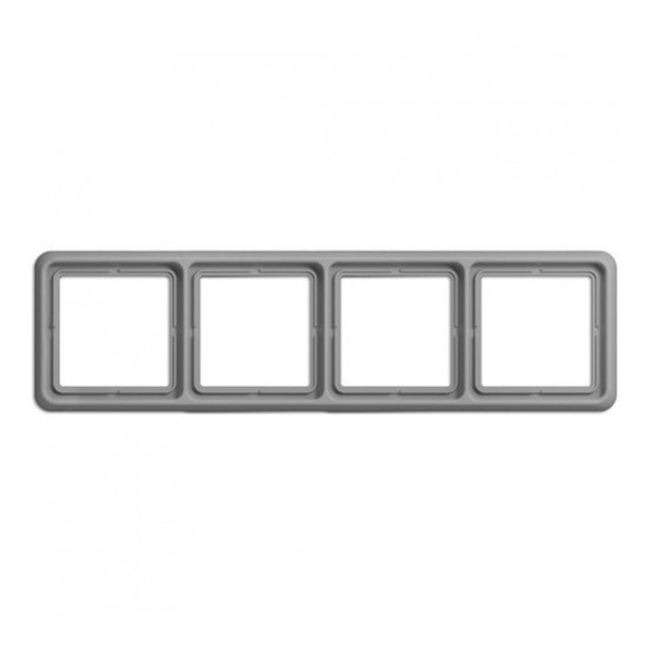 Рамка 4-ая Jung CD 500 Серый