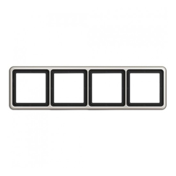 Рамка 4-ая Jung CD 500 Платина