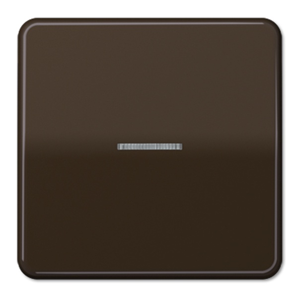 Клавиша 1-ая Jung CD для одноклавишного выключателя/кнопки с подсветкой Коричневый