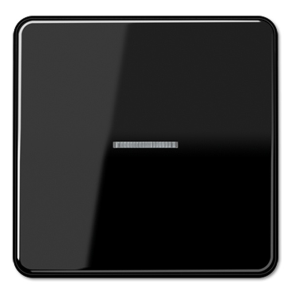 Клавиша 1-ая Jung CD для одноклавишного выключателя/кнопки с подсветкой Черный