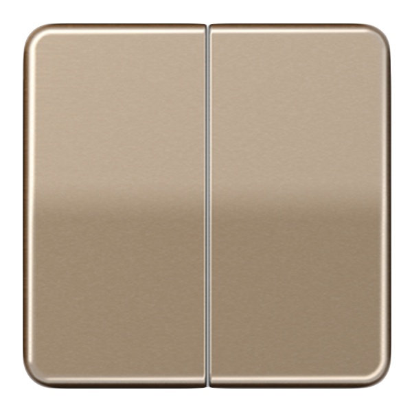 Клавиша 2-ая Jung CD для двухклавишного выключателя/кнопки Золотая бронза