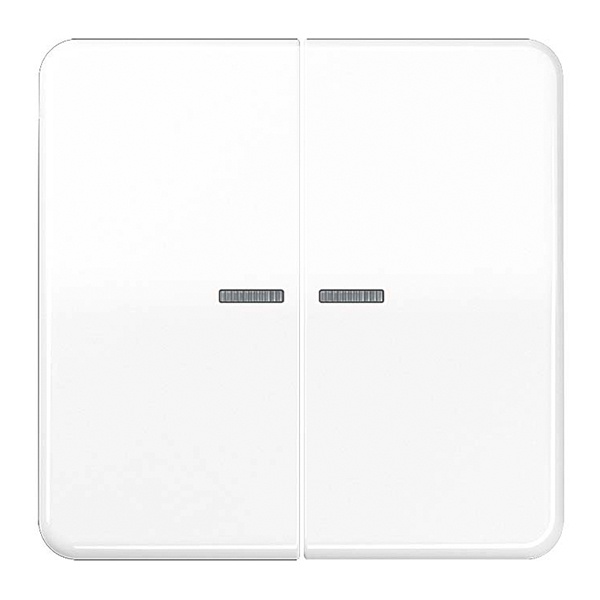 Клавиша 2-ая Jung CD для двухклавишного выключателя/кнопки с подсветкой Белый