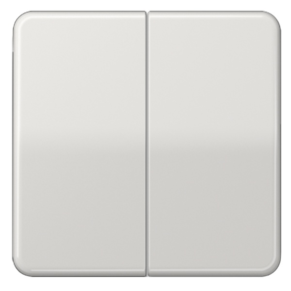 Клавиша 2-ая Jung CD для двухклавишного выключателя/кнопки Светло-серый