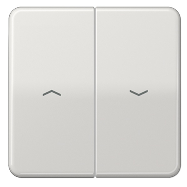 Клавиша 2-ая Jung CD для жалюзийного выключателя/кнопок Светло-серый