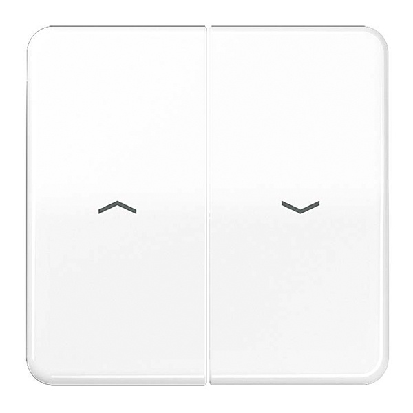 Клавиша 2-ая Jung CD для жалюзийного выключателя/кнопок Белый