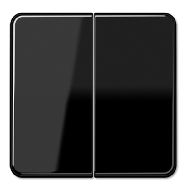 Клавиша 2-ая Jung CD для двухклавишного выключателя/кнопки Черный