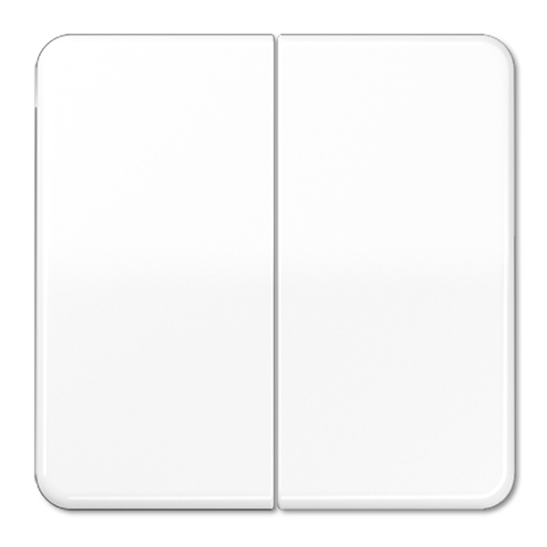 Клавиша 2-ая Jung CD для двухклавишного выключателя/кнопки Белый