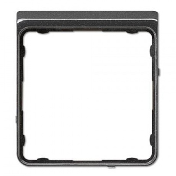 Внешняя цветная рамка Jung CD Plus Черный металлик