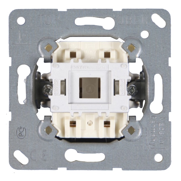 Переключатель Jung ECO Profi 2-клавишный 10а механизм
