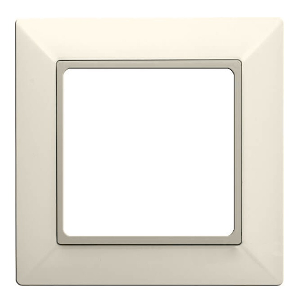 Рамка 1-ая Jung ECO Profi для вертикальной и горизонтальной установки Слоновая кость (бежевый)
