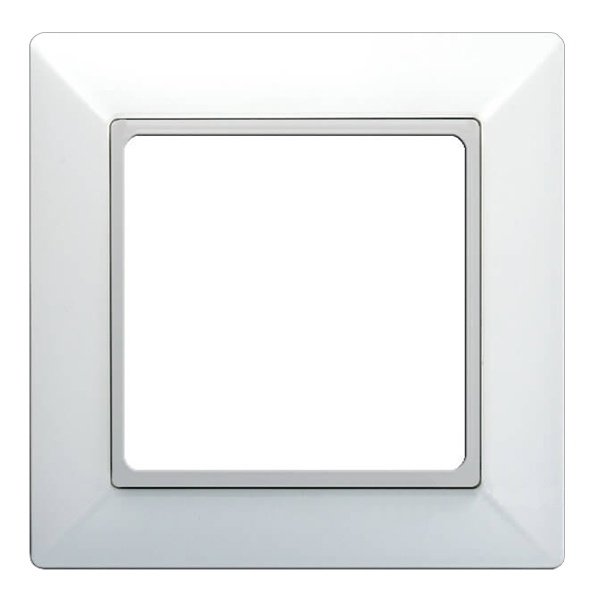 Рамка 1-ая Jung ECO Profi для вертикальной и горизонтальной установки Белый