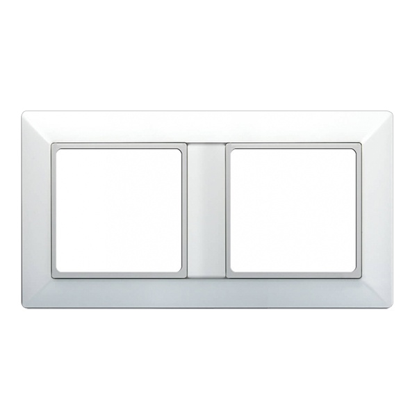 Рамка 2-ая Jung ECO Profi для вертикальной и горизонтальной установки Белый