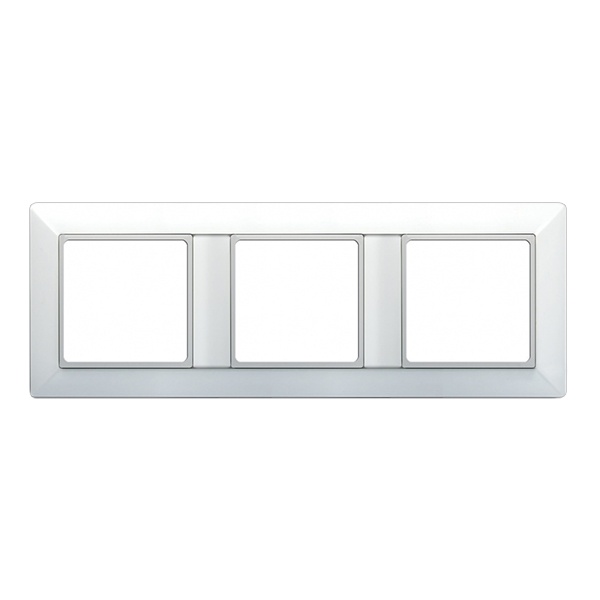 Рамка 3-ая Jung ECO Profi для вертикальной и горизонтальной установки Белый