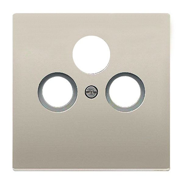 Накладка Jung LS телевизионной розетки TV+FM+SAT Нержавеющая сталь