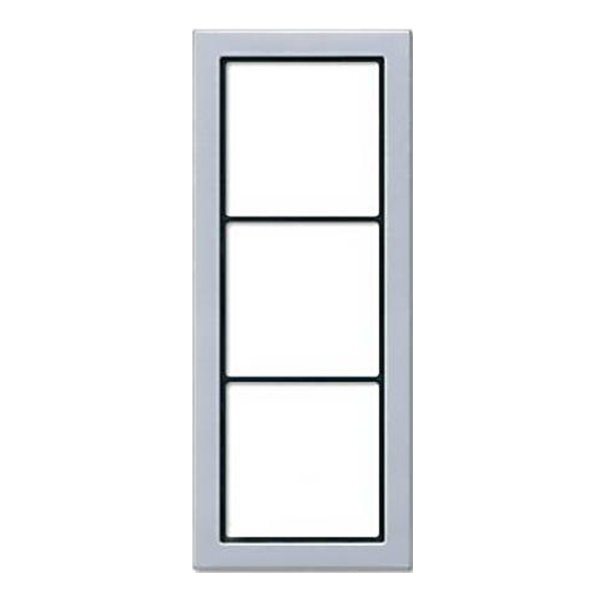 Рамка 3-ая Jung FD-design Алюминий