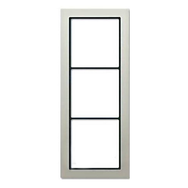 Рамка 3-ая Jung FD-design Нержавеющая сталь