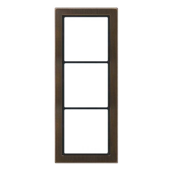 Рамка 3-ая Jung FD-design Латунь Antik