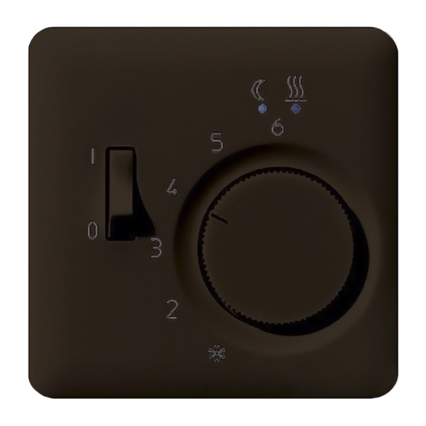 Термостат теплого пола Jung CD Коричневый