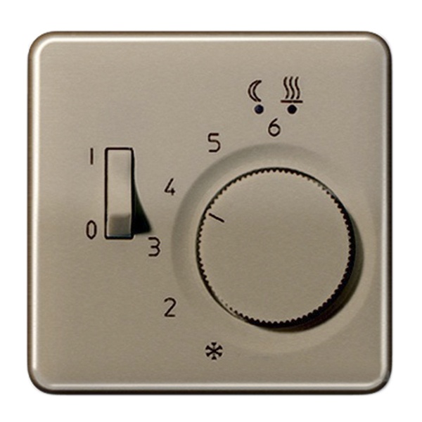 Термостат теплого пола Jung CD Золотая бронза