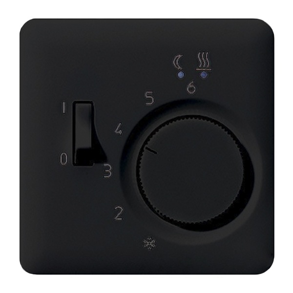 Термостат теплого пола Jung CD Черный