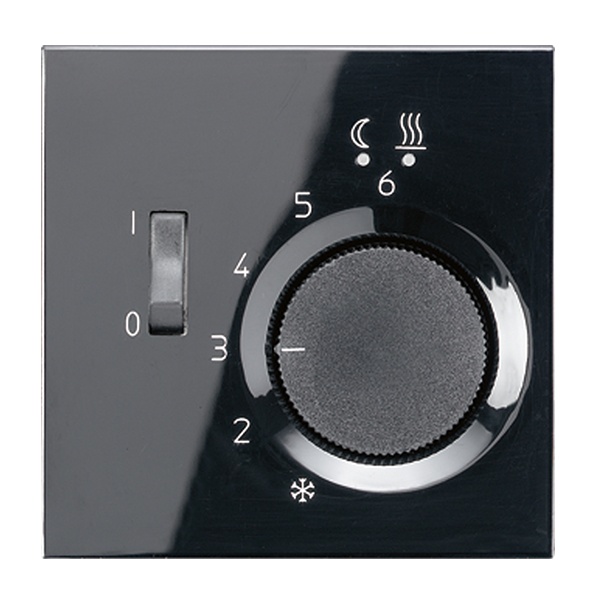 Термостат теплого пола Jung LS Черный