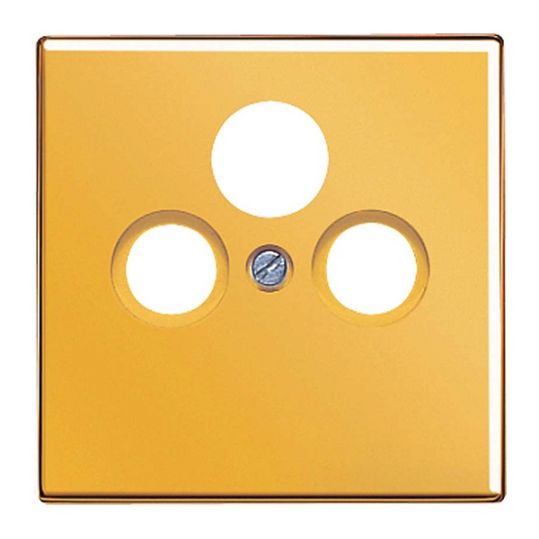 Накладка Jung LS телевизионной розетки TV+FM+SAT Имитация золота