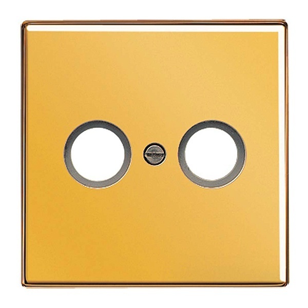 Накладка Jung LS телевизионной розетки TV-SAT(FM) Имитация золота