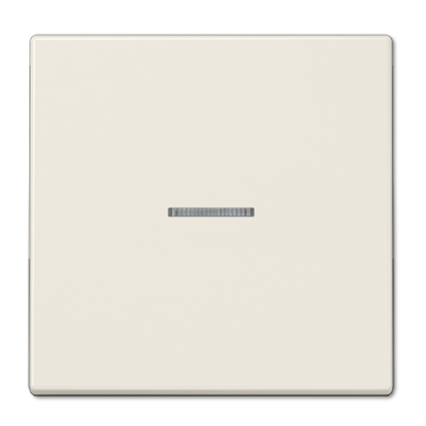 Клавиша 1-ая Jung LS с подсветкой для одноклавишного выключателя или кнопки Слоновая кость (бежевый)