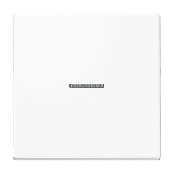 Клавиша 1-ая Jung LS с подсветкой для одноклавишного выключателя или кнопки Белый