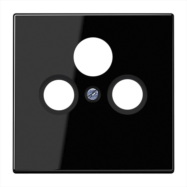 Накладка Jung LS телевизионной розетки TV+FM+SAT Черный