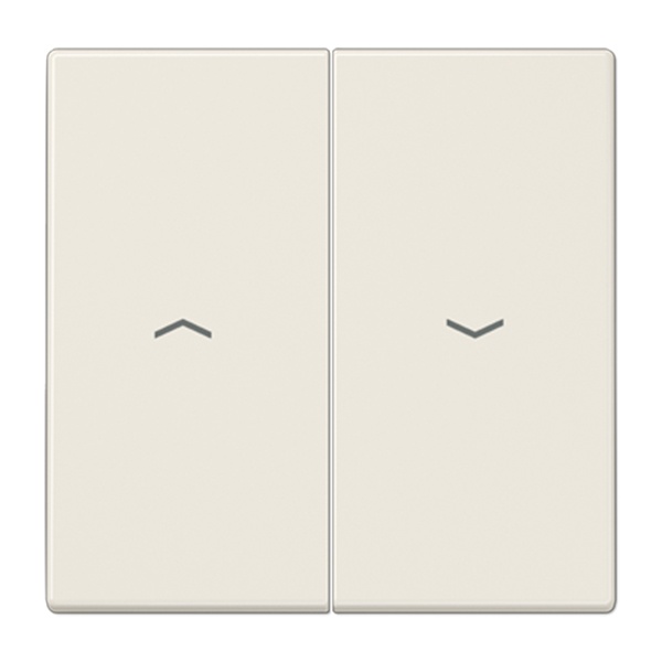 Клавиша 2-ая Jung LS для жалюзийного выключателя/кнопок Слоновая кость (бежевый)