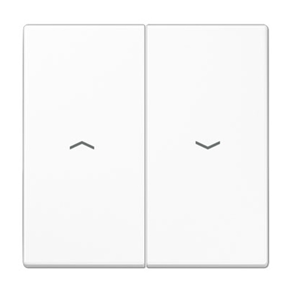 Клавиша 2-ая Jung LS для жалюзийного выключателя/кнопок Белый