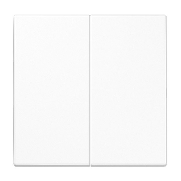 Клавиша 2-ая Jung LS для двухклавишного выключателя или кнопки Белый