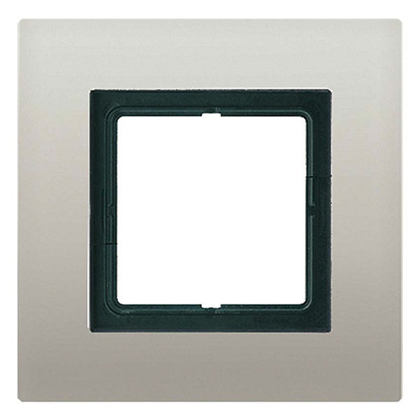 Рамка 1-ая Jung LS-Plus Нержавеющая сталь