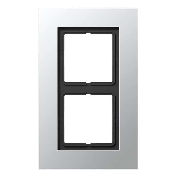 Рамка 2-ая Jung LS-Plus Алюминий