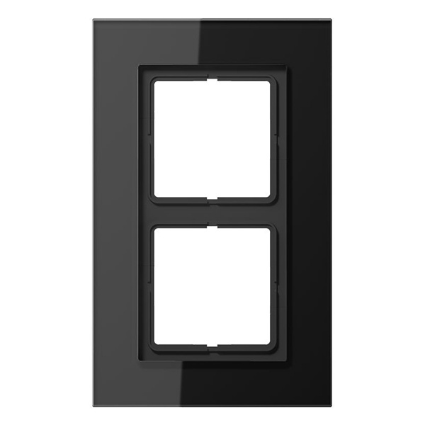 Рамка 2-ая Jung LS-Plus Стекло черное