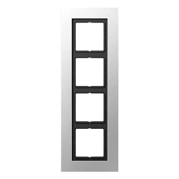 Рамка 4-ая Jung LS-Plus Алюминий