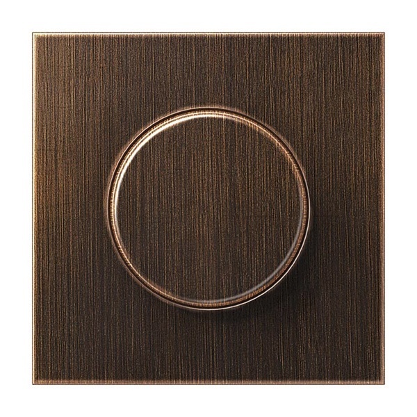 Накладка Jung LS для поворотного диммера Латунь Antik