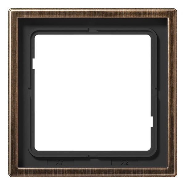 Рамка 1-ая Jung LS Латунь Antik