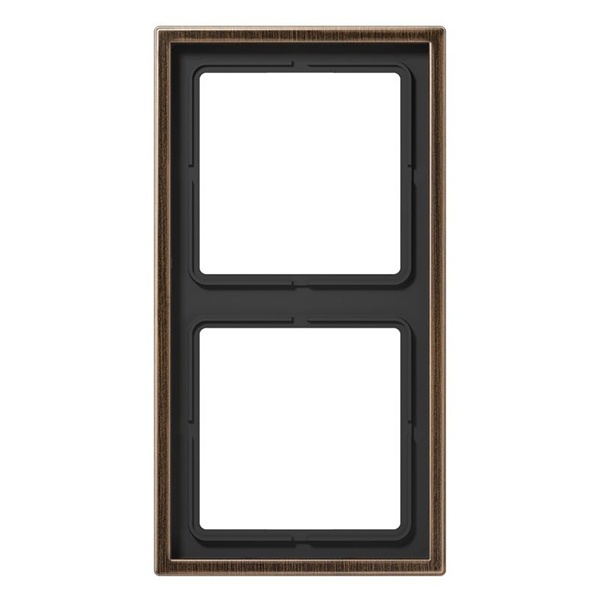 Рамка 2-ая Jung LS Латунь Antik