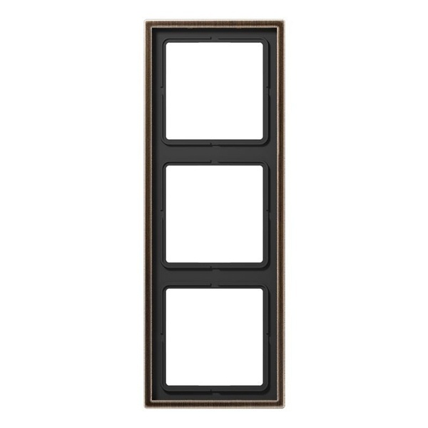 Рамка 3-ая Jung LS Латунь Antik