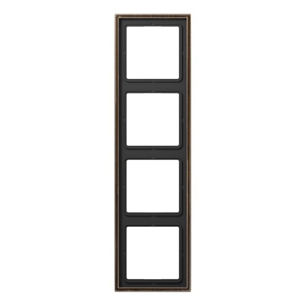 Рамка 4-ая Jung LS Латунь Antik