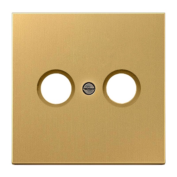 Накладка Jung LS телевизионной розетки TV-SAT(FM) Латунь Classic