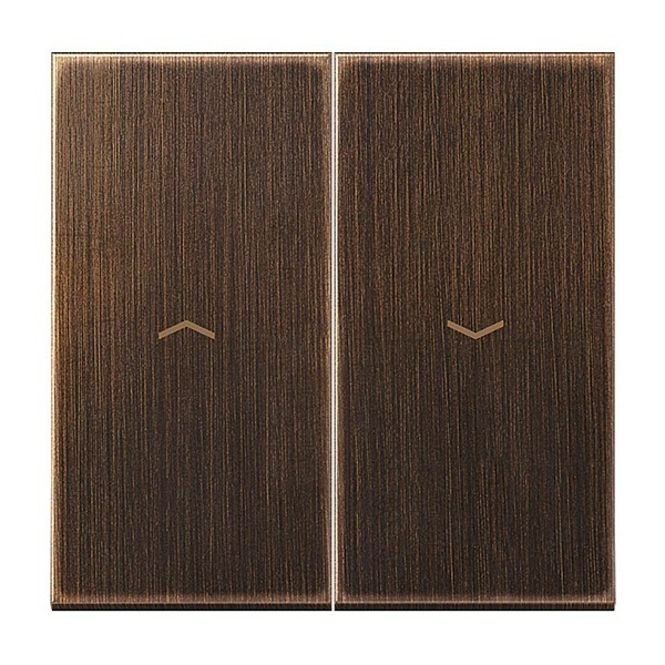 Клавиша 2-ая Jung LS для жалюзийного выключателя/кнопок Латунь Antik