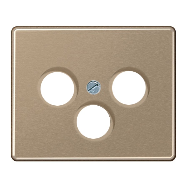 Накладка Jung SL500 телевизионной розетки TV+FM+SAT Золотая бронза