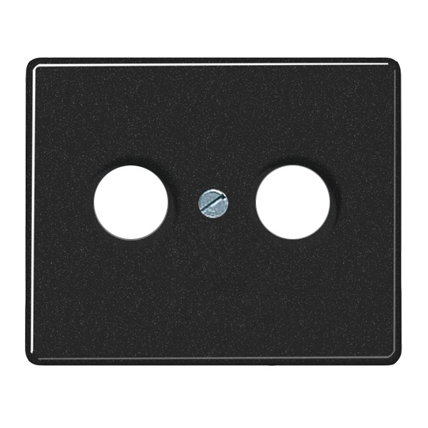 Накладка Jung SL500 телевизионной розетки TV-SAT(FM) Черный